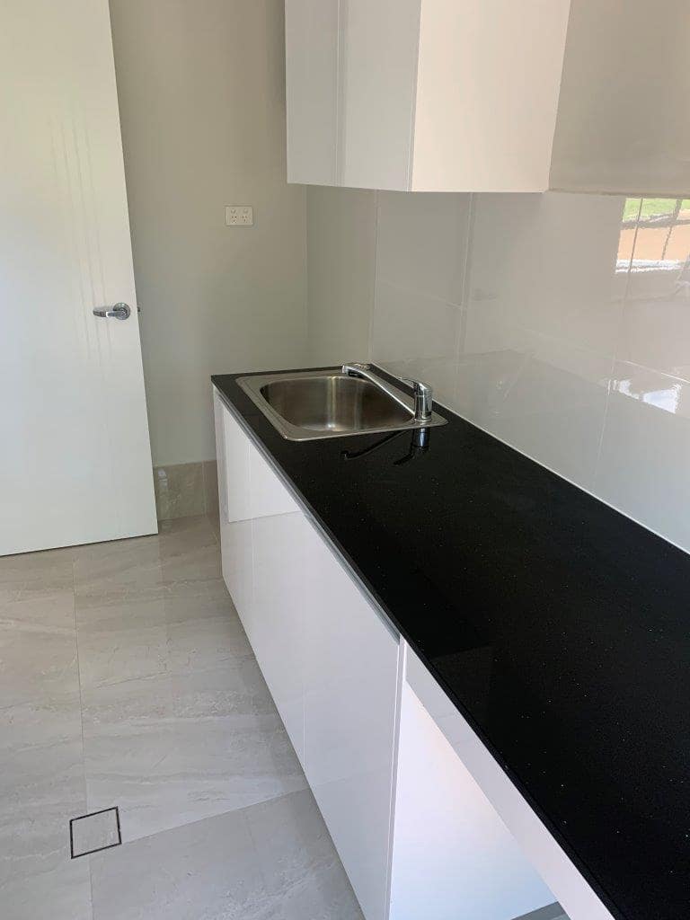 Laundry stone benchtop